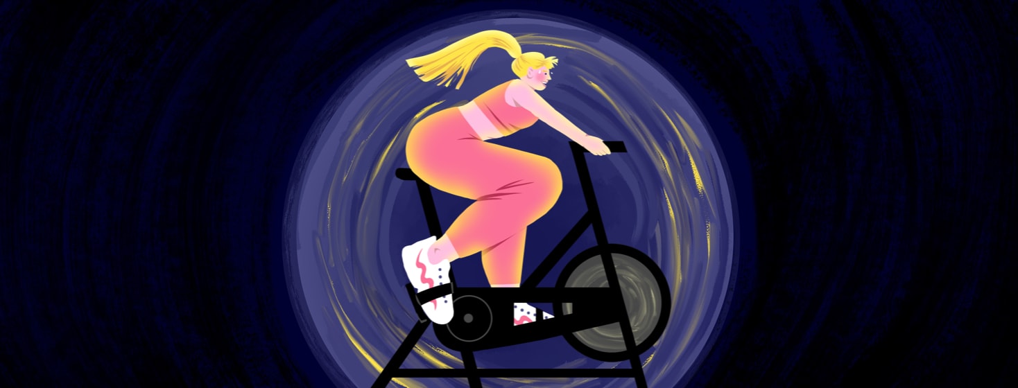 Spinning in the Dark: Exercise, Stress, and Hives image
